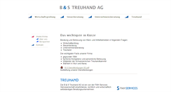 Desktop Screenshot of bs-treuhand.ch