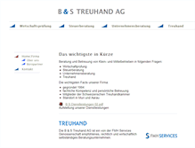 Tablet Screenshot of bs-treuhand.ch